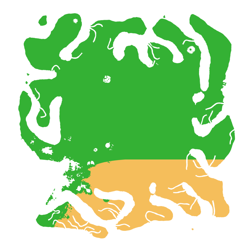 Biome Rust Map: Procedural Map, Size: 5000, Seed: 6257