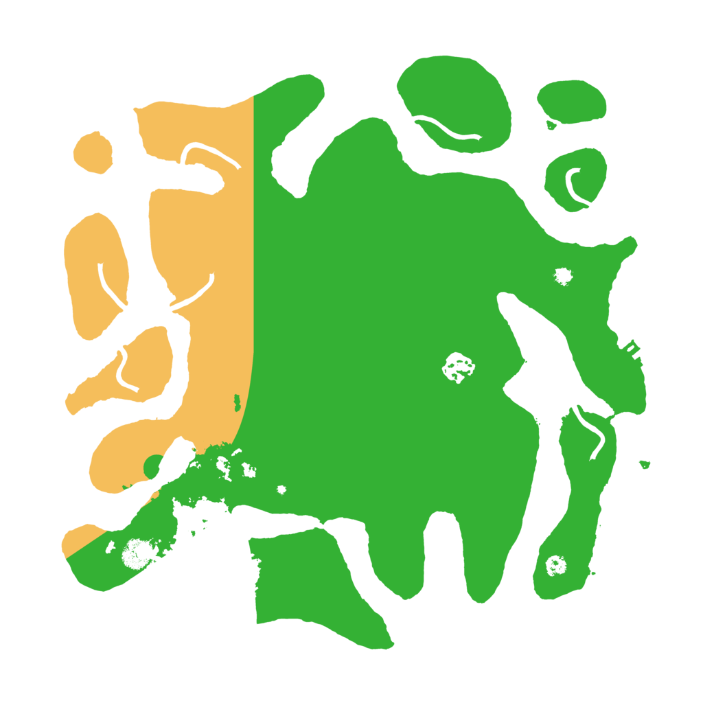 Biome Rust Map: Procedural Map, Size: 3500, Seed: 735769529