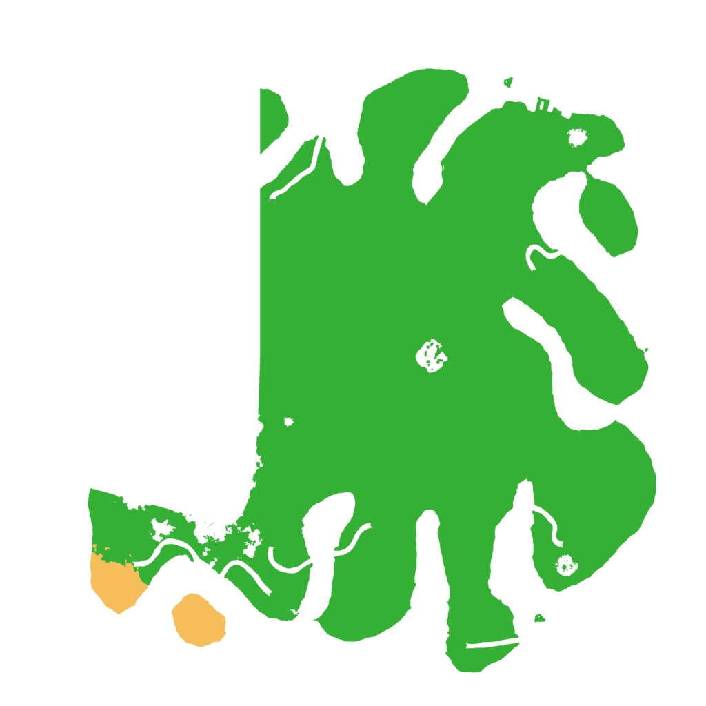 Biome Rust Map: Procedural Map, Size: 3500, Seed: 66029730