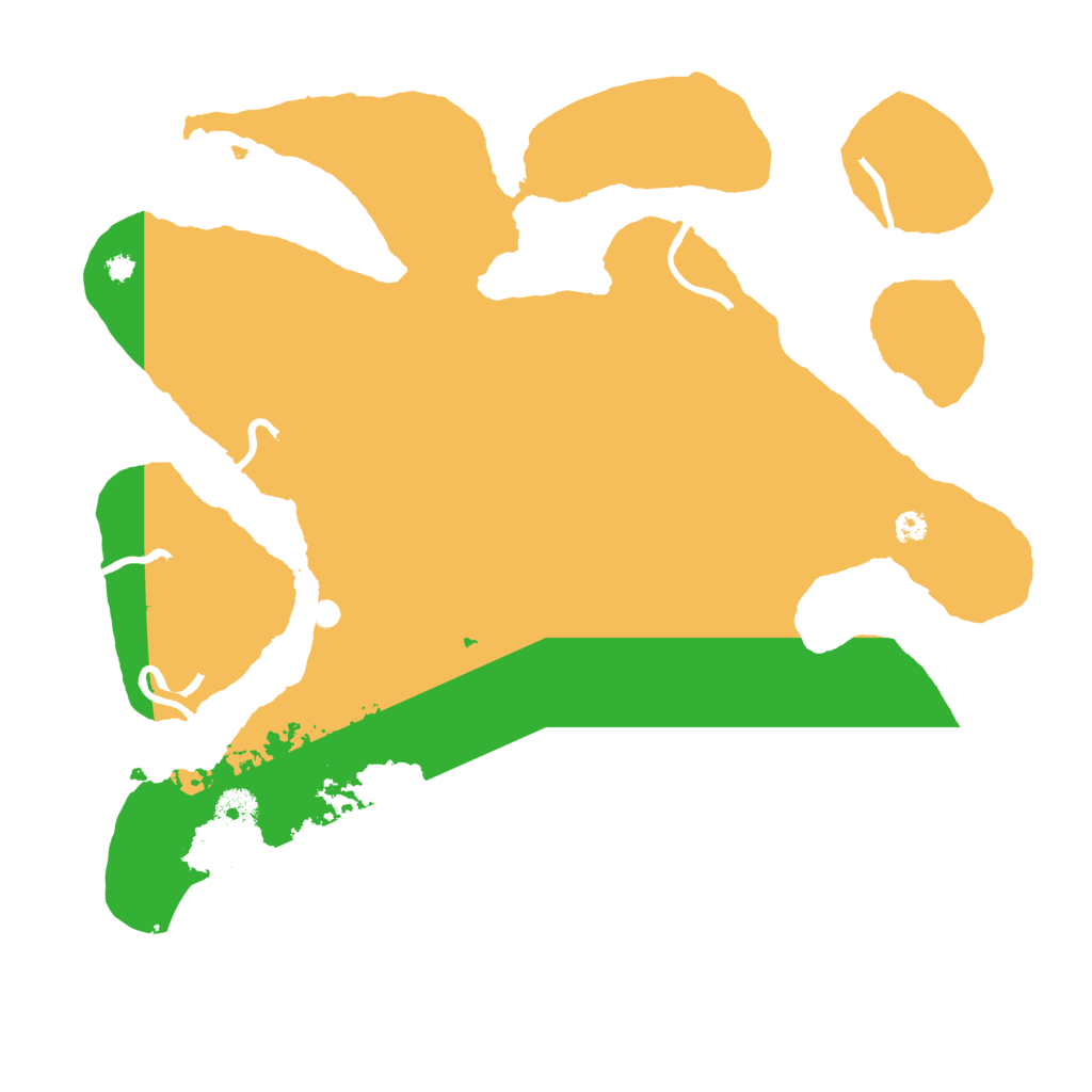 Biome Rust Map: Procedural Map, Size: 3500, Seed: 1857533152