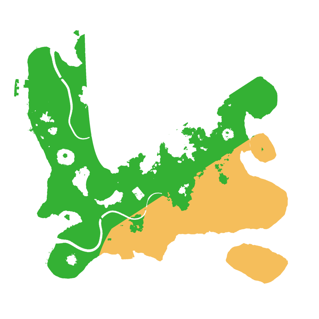 Biome Rust Map: Procedural Map, Size: 2800, Seed: 23459