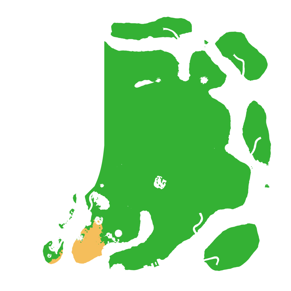 Biome Rust Map: Procedural Map, Size: 3500, Seed: 565985