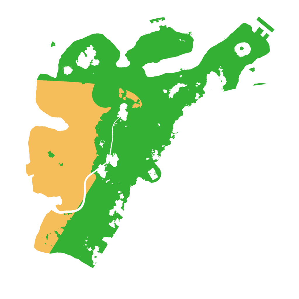 Biome Rust Map: Procedural Map, Size: 3000, Seed: 942315