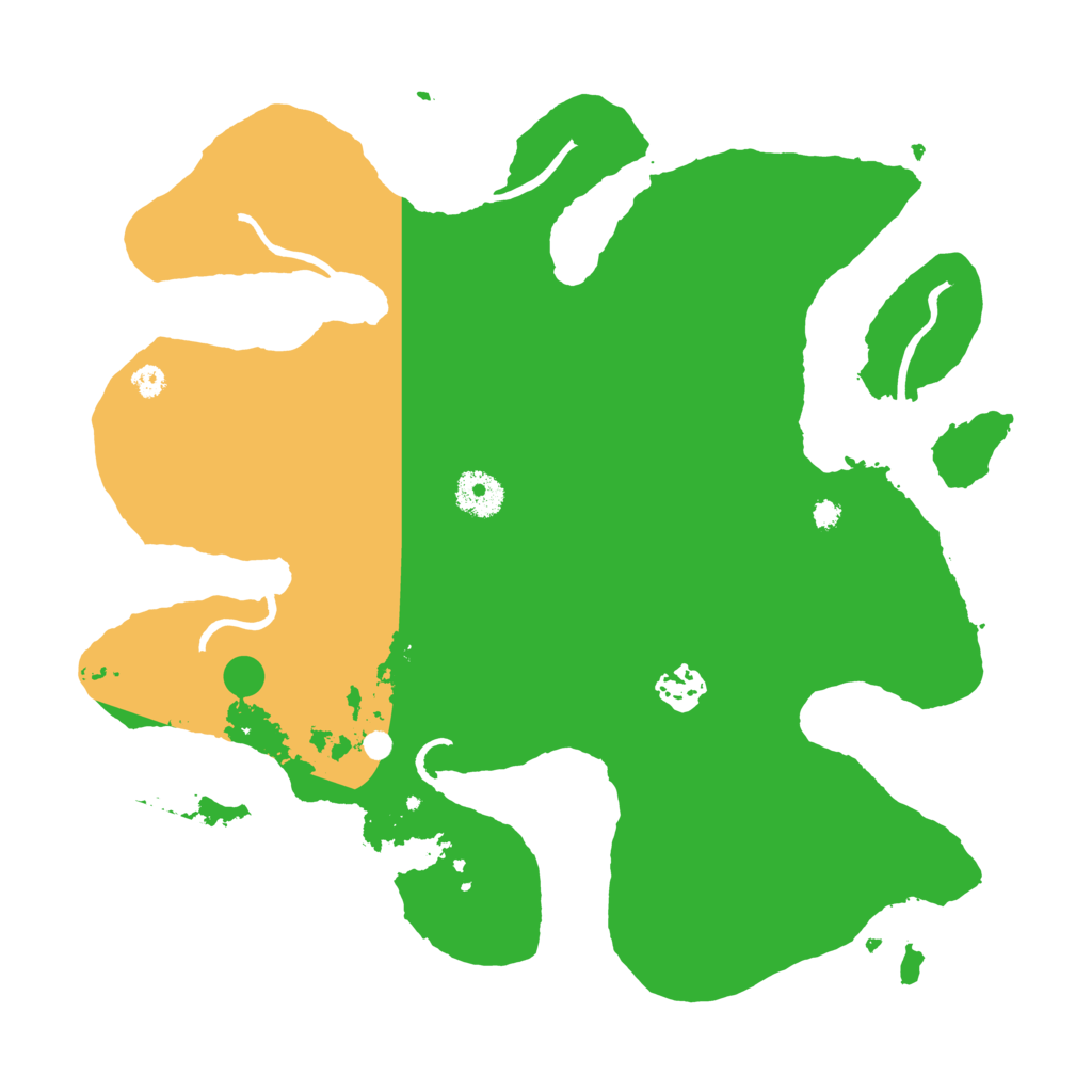 Biome Rust Map: Procedural Map, Size: 3500, Seed: 5878155