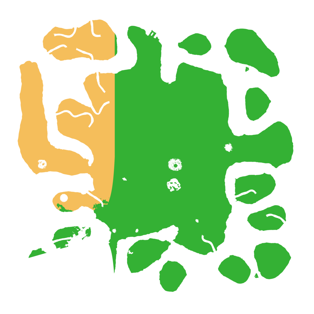 Biome Rust Map: Procedural Map, Size: 3550, Seed: 1185