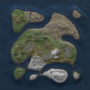 Thumbnail Rust Map: Procedural Map, Size: 2700, Seed: 555, 7 Monuments