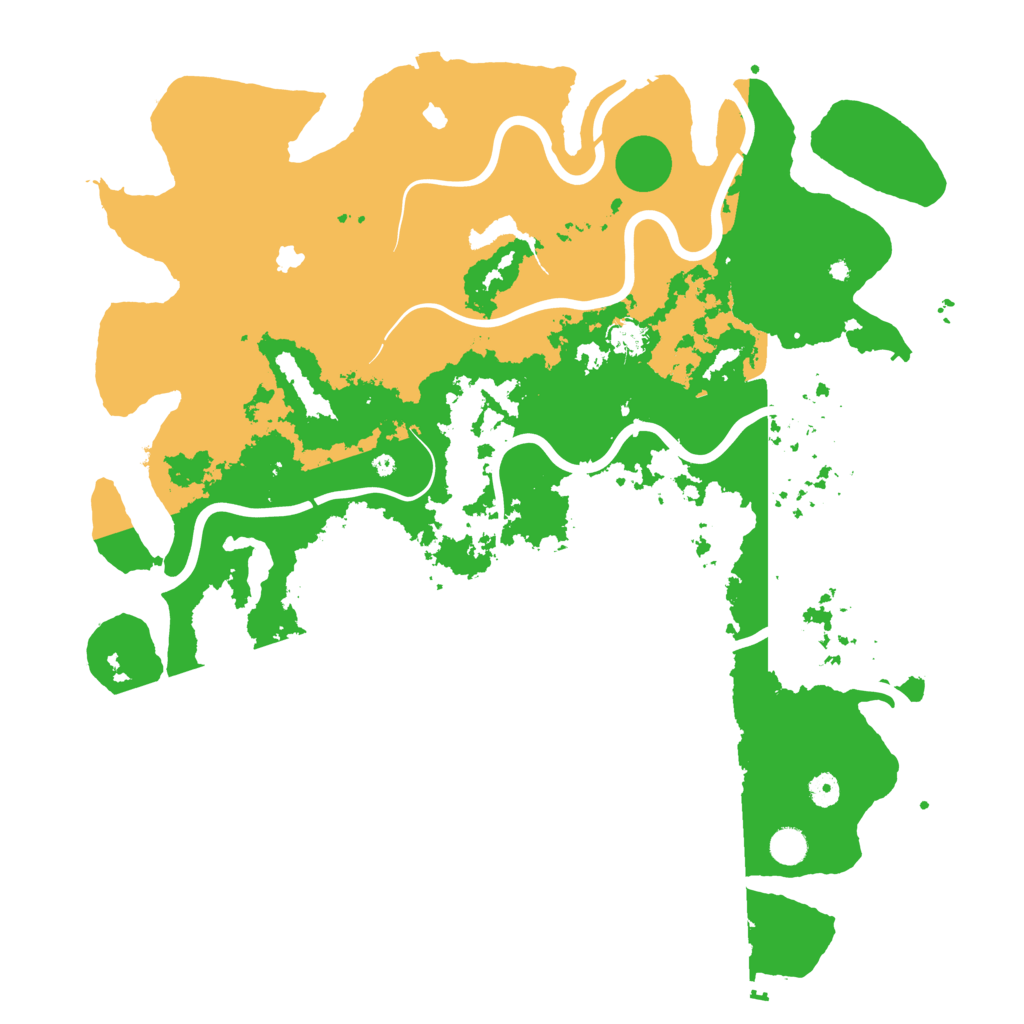 Biome Rust Map: Procedural Map, Size: 4800, Seed: 42421512