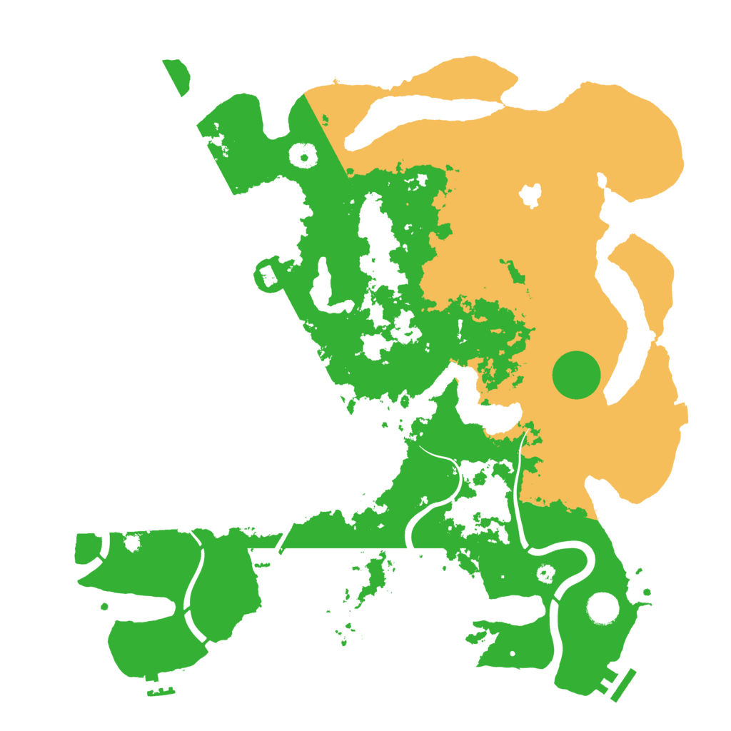 Biome Rust Map: Procedural Map, Size: 4000, Seed: 1364667177