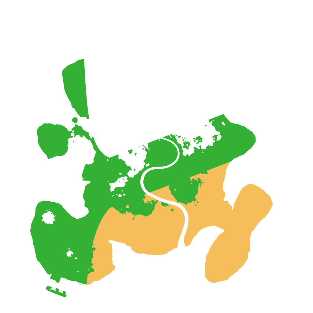 Biome Rust Map: Procedural Map, Size: 2200, Seed: 7382778