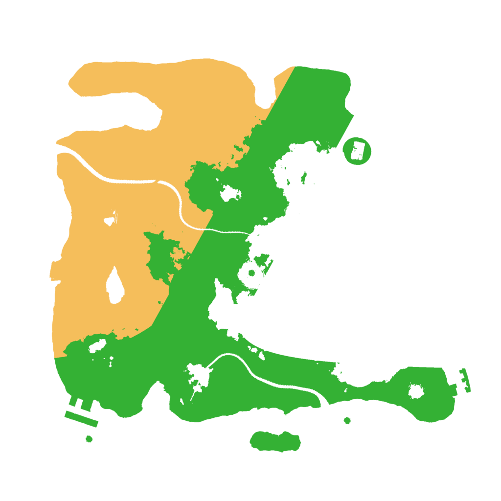 Biome Rust Map: Procedural Map, Size: 3000, Seed: 75327