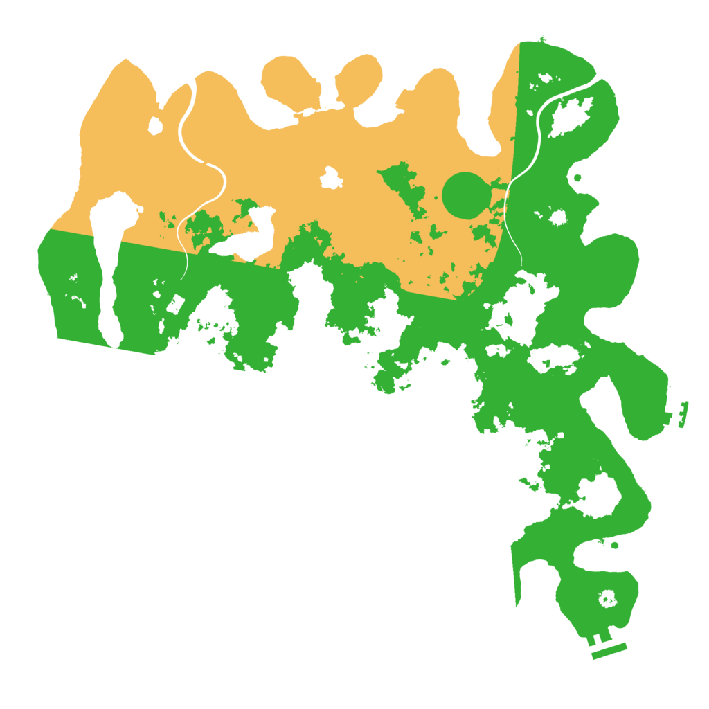 Biome Rust Map: Procedural Map, Size: 4000, Seed: 50492