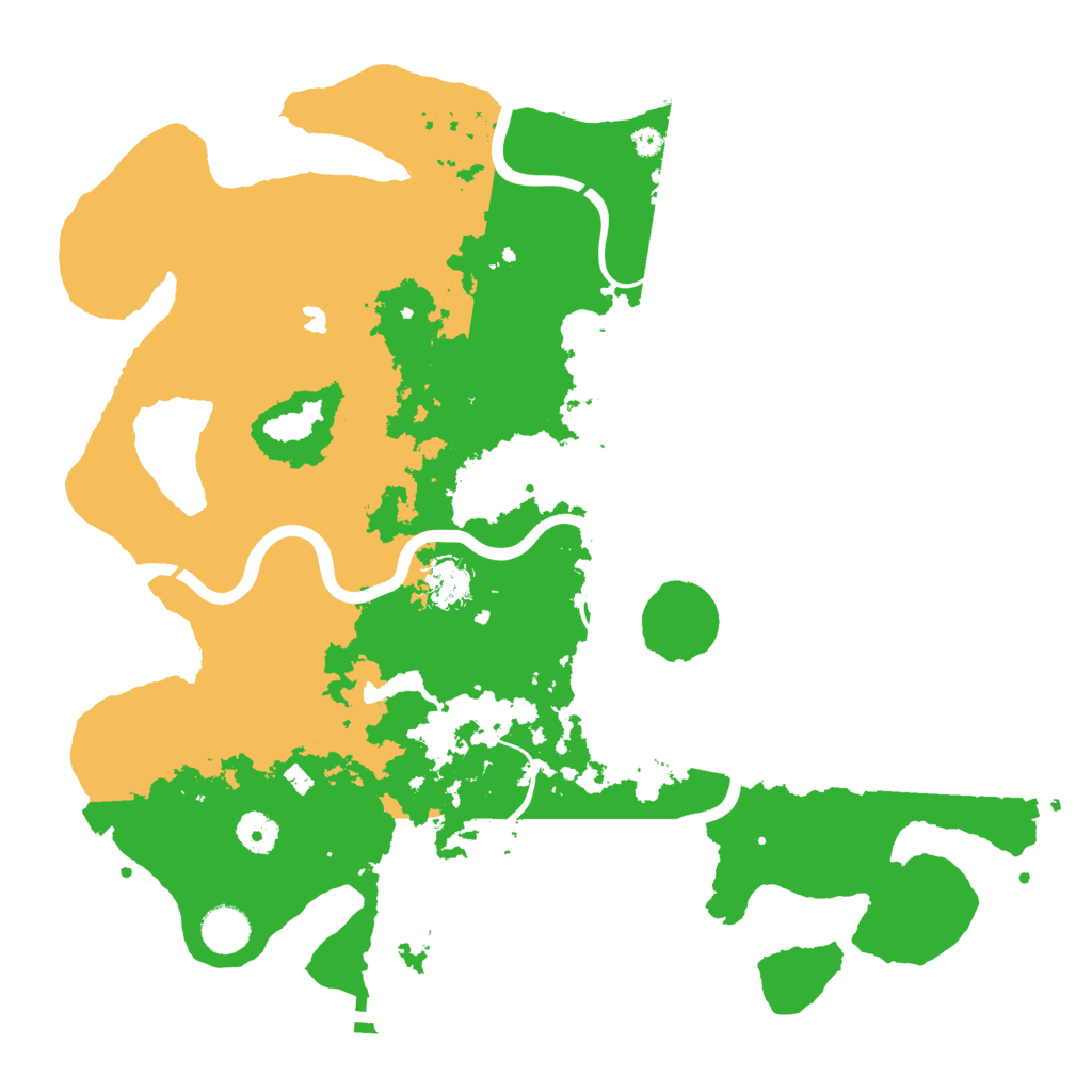 Biome Rust Map: Procedural Map, Size: 4000, Seed: 1296971568