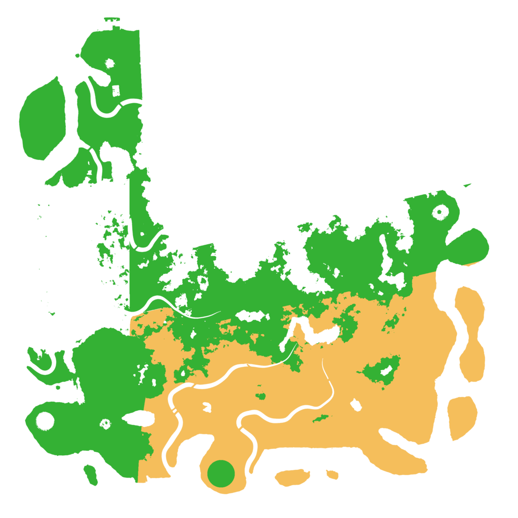 Biome Rust Map: Procedural Map, Size: 5000, Seed: 682504556