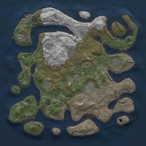 Thumbnail Rust Map: Procedural Map, Size: 4000, Seed: 368420897, 16 Monuments