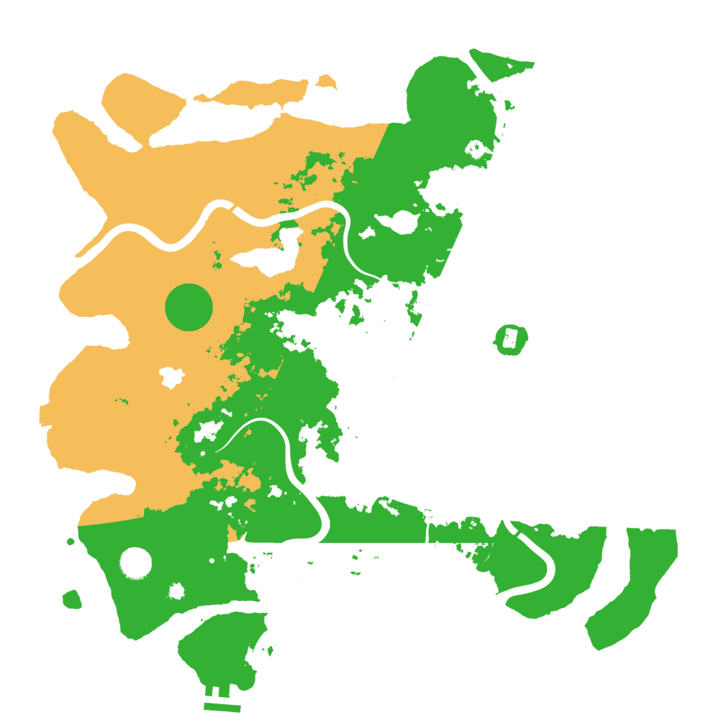 Biome Rust Map: Procedural Map, Size: 4000, Seed: 1261360598