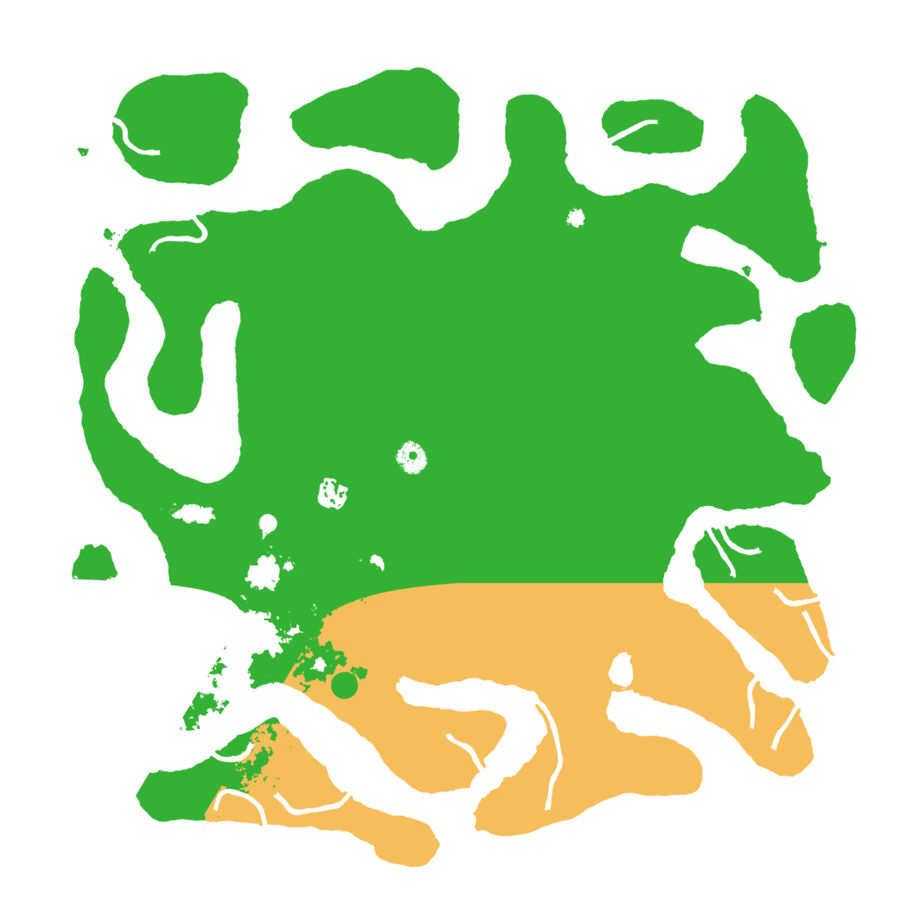 Biome Rust Map: Procedural Map, Size: 4500, Seed: 6257