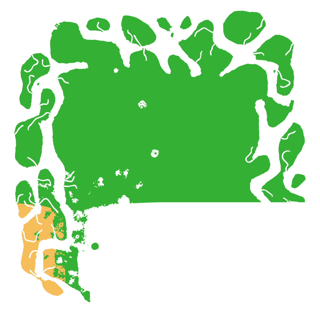 Biome Rust Map: Procedural Map, Size: 6000, Seed: 14880