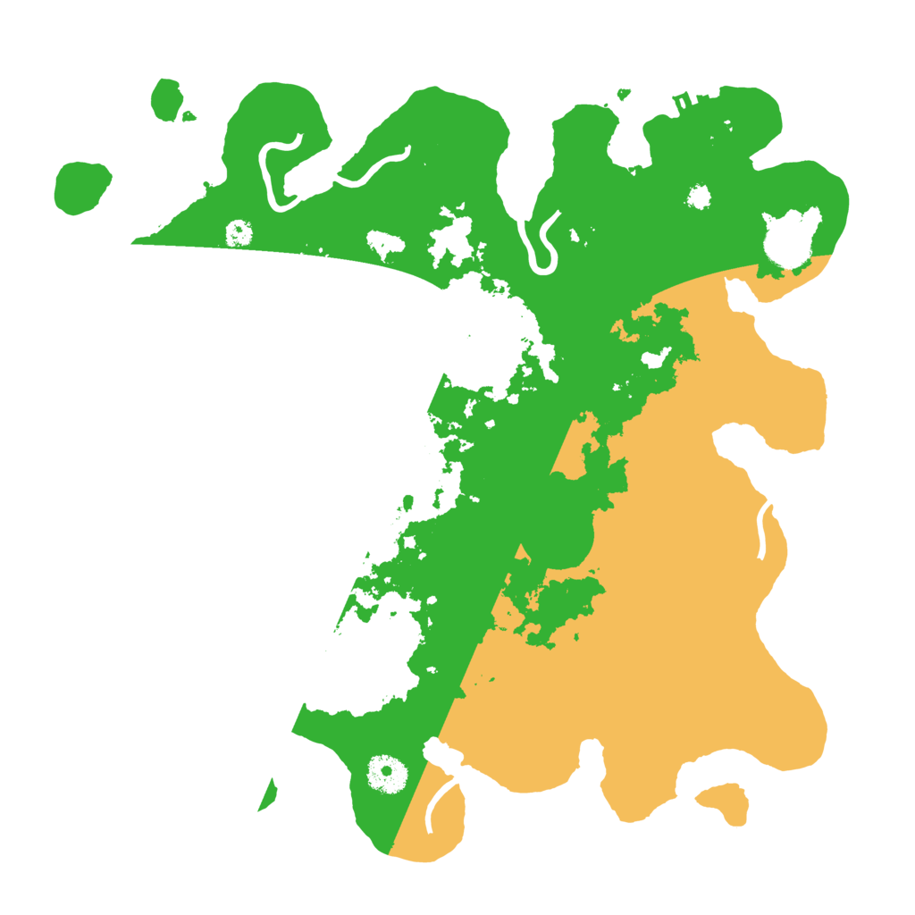 Biome Rust Map: Procedural Map, Size: 3500, Seed: 570963