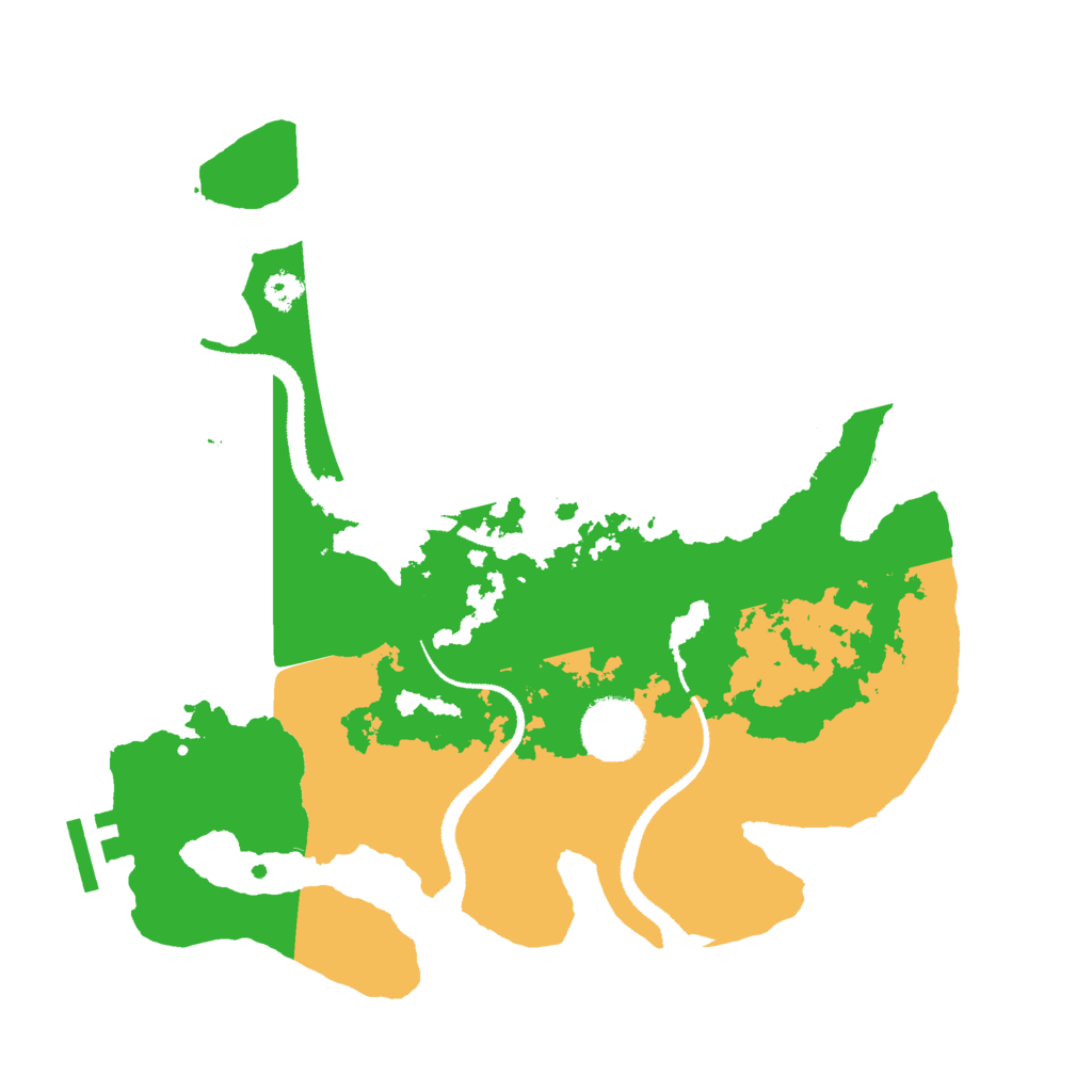 Biome Rust Map: Procedural Map, Size: 3000, Seed: 492251935