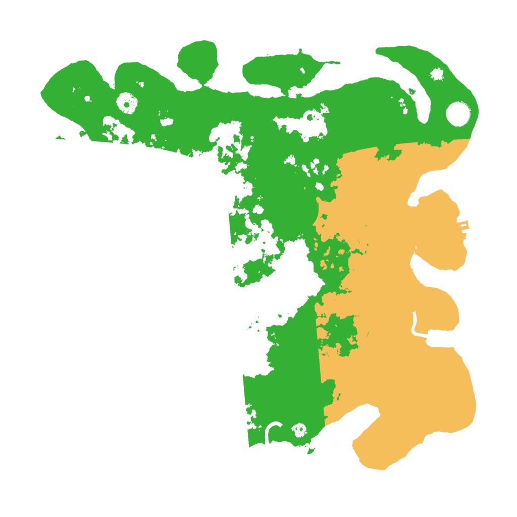 Biome Rust Map: Procedural Map, Size: 3750, Seed: 19876