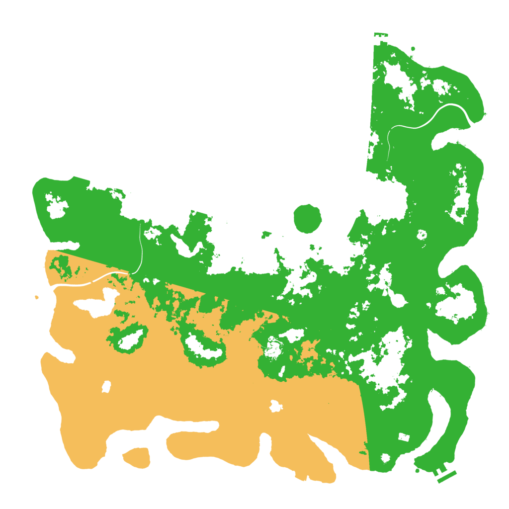 Biome Rust Map: Procedural Map, Size: 5000, Seed: 1022755370