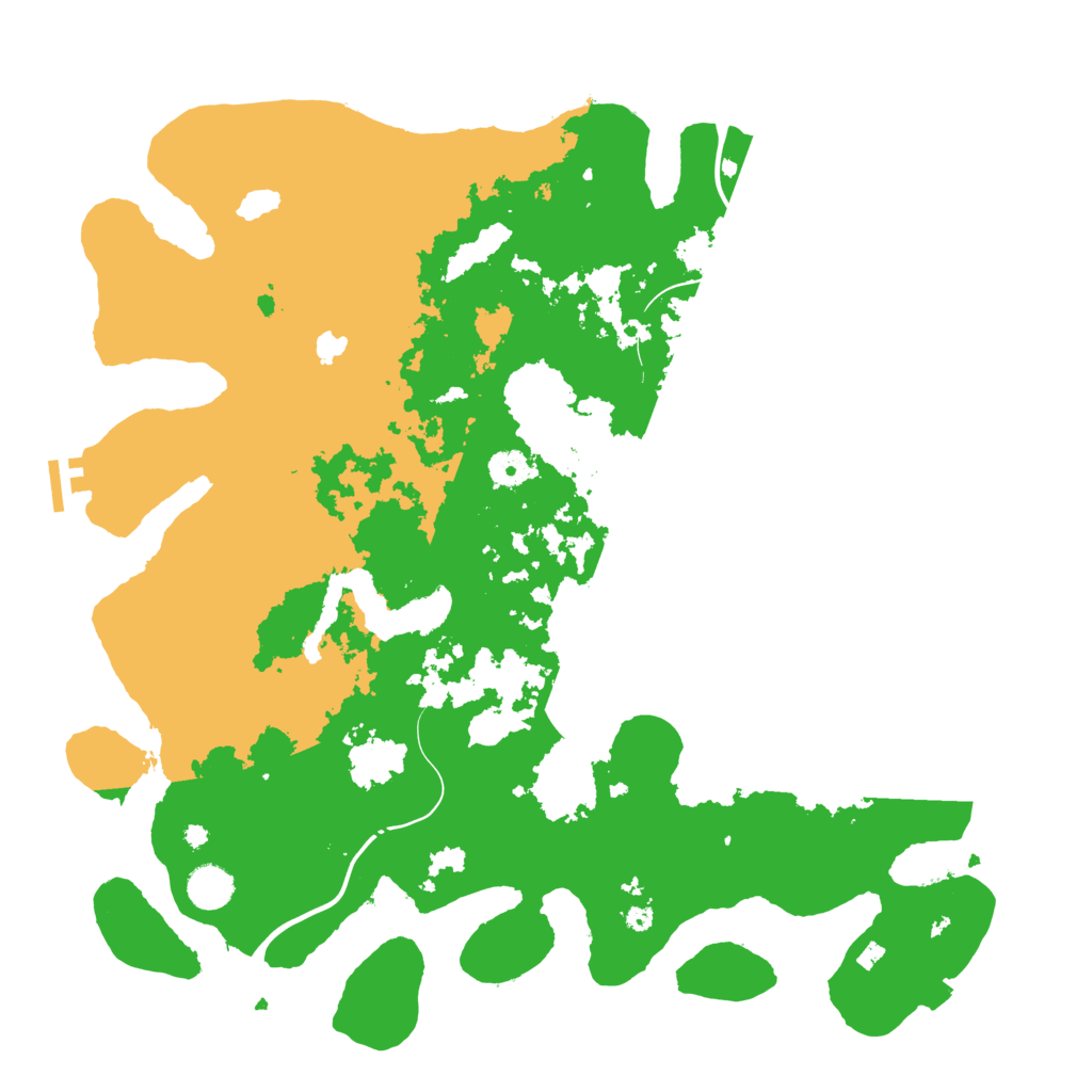 Biome Rust Map: Procedural Map, Size: 4250, Seed: 20484