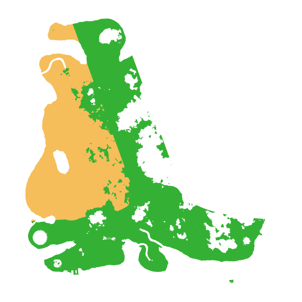 Biome Rust Map: Procedural Map, Size: 3700, Seed: 1180812616
