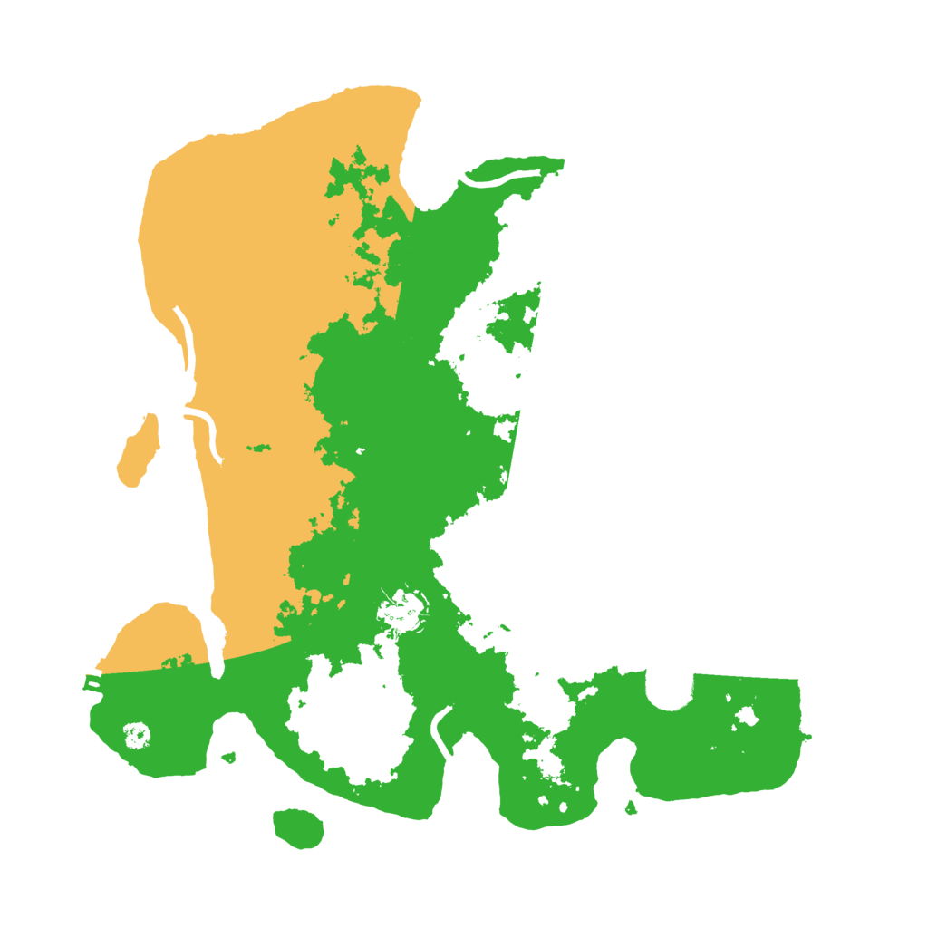 Biome Rust Map: Procedural Map, Size: 3501, Seed: 35840