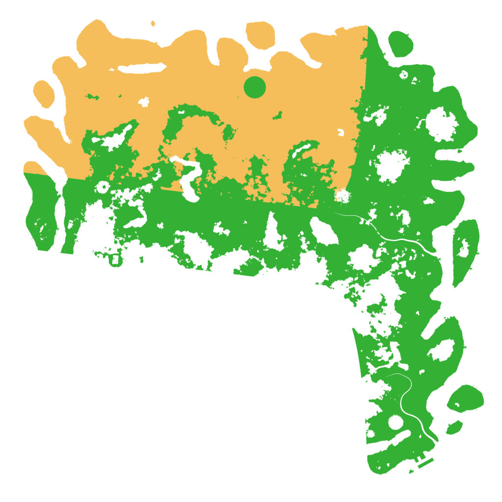 Biome Rust Map: Procedural Map, Size: 6000, Seed: 972088097