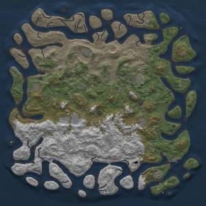 Thumbnail Rust Map: Procedural Map, Size: 6000, Seed: 972088097, 15 Monuments