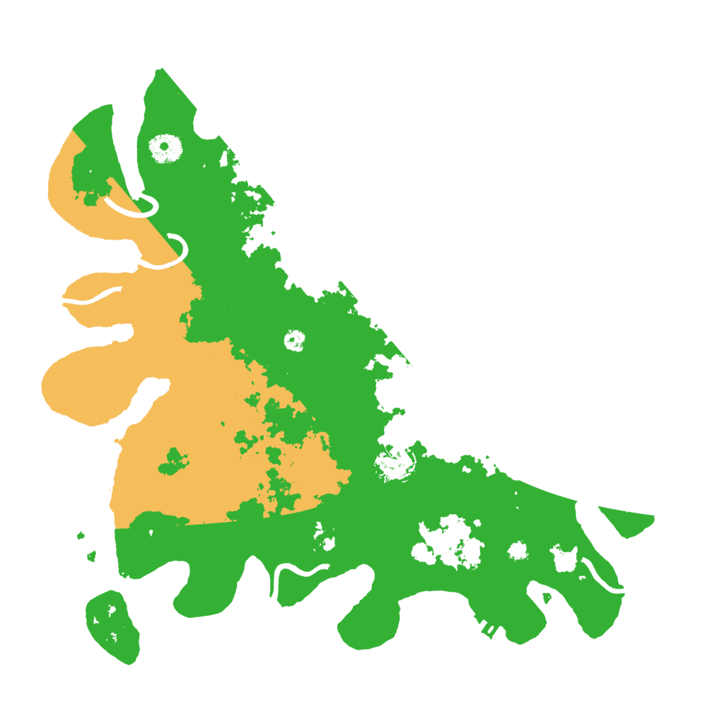 Biome Rust Map: Procedural Map, Size: 3500, Seed: 2069271137