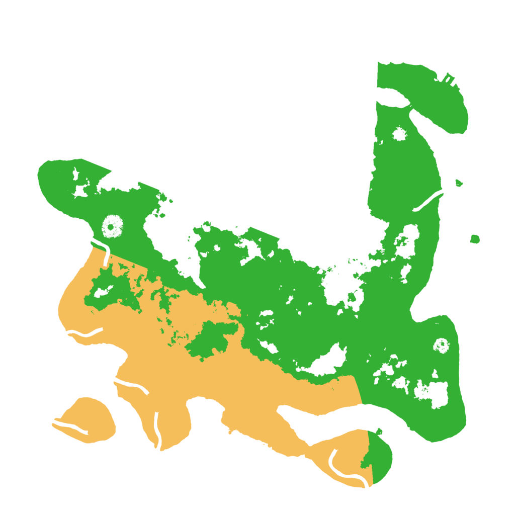 Biome Rust Map: Procedural Map, Size: 3444, Seed: 21321323