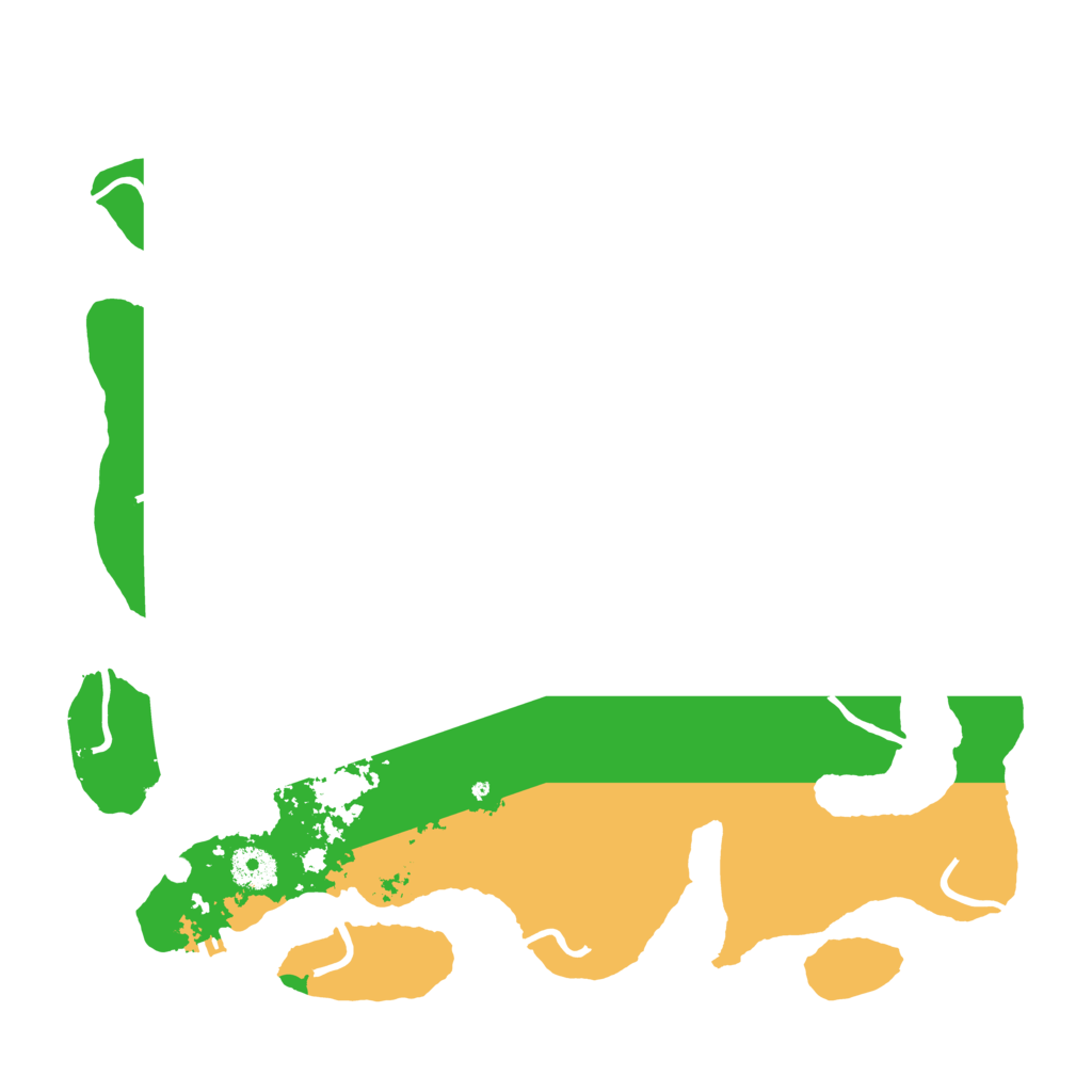 Biome Rust Map: Procedural Map, Size: 3700, Seed: 734278825