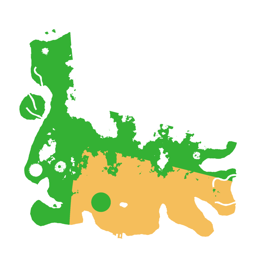 Biome Rust Map: Procedural Map, Size: 3500, Seed: 79344017