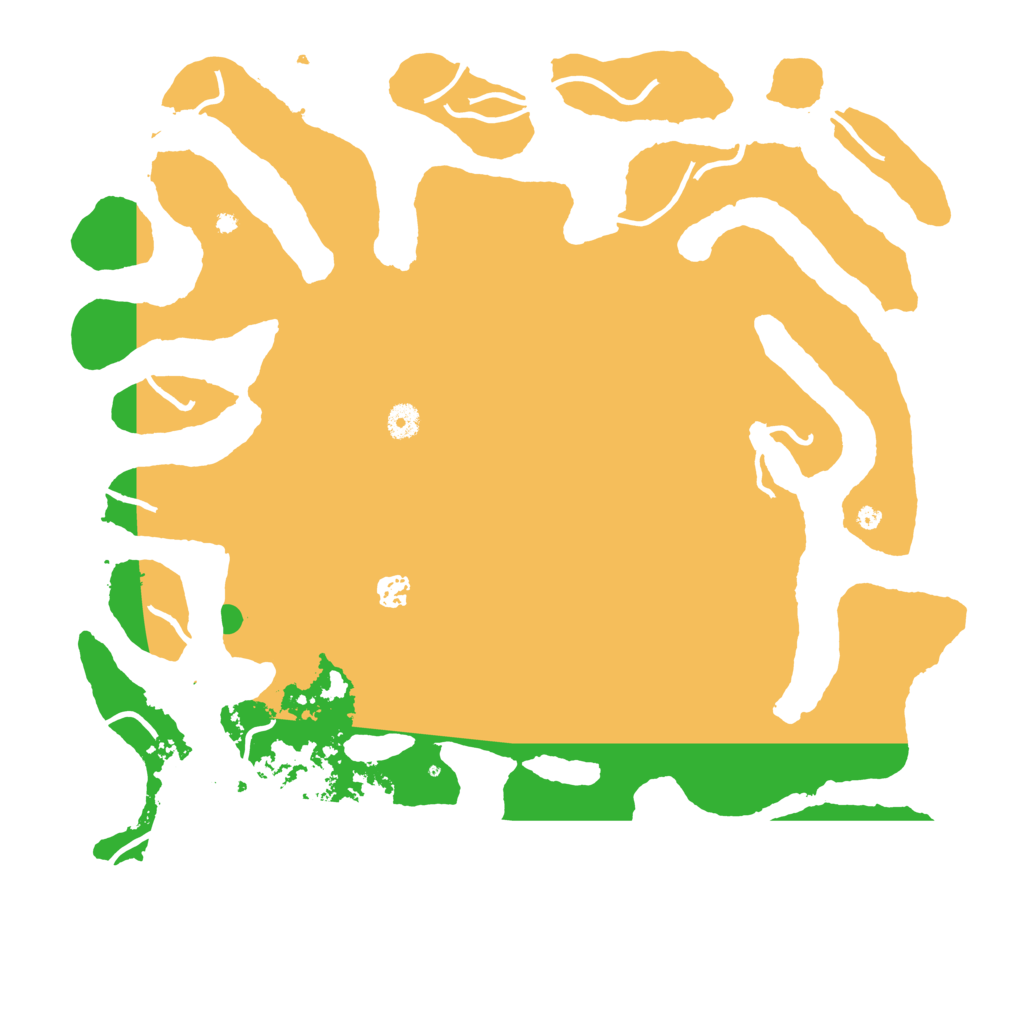 Biome Rust Map: Procedural Map, Size: 4500, Seed: 1891407544