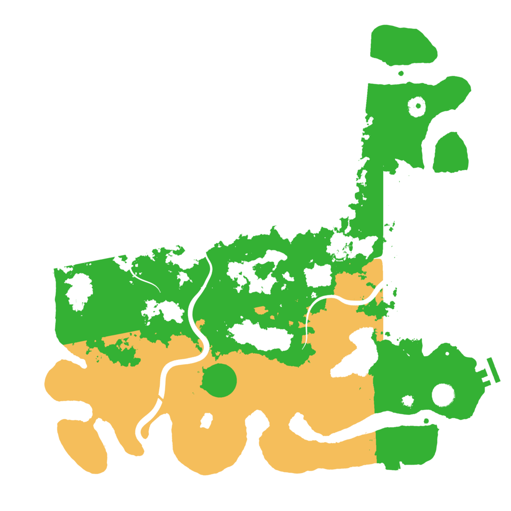 Biome Rust Map: Procedural Map, Size: 4000, Seed: 45879124