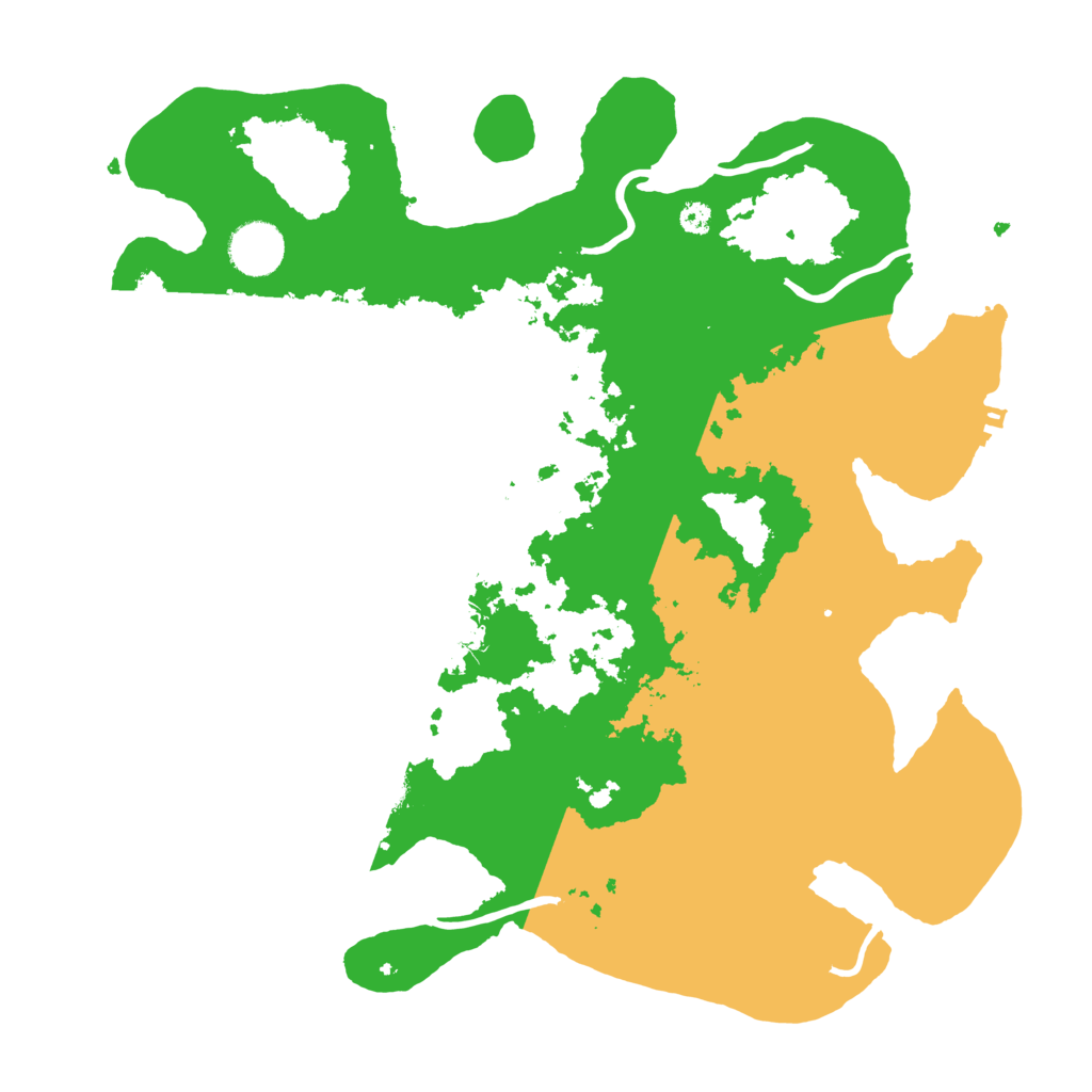 Biome Rust Map: Procedural Map, Size: 3499, Seed: 462989297