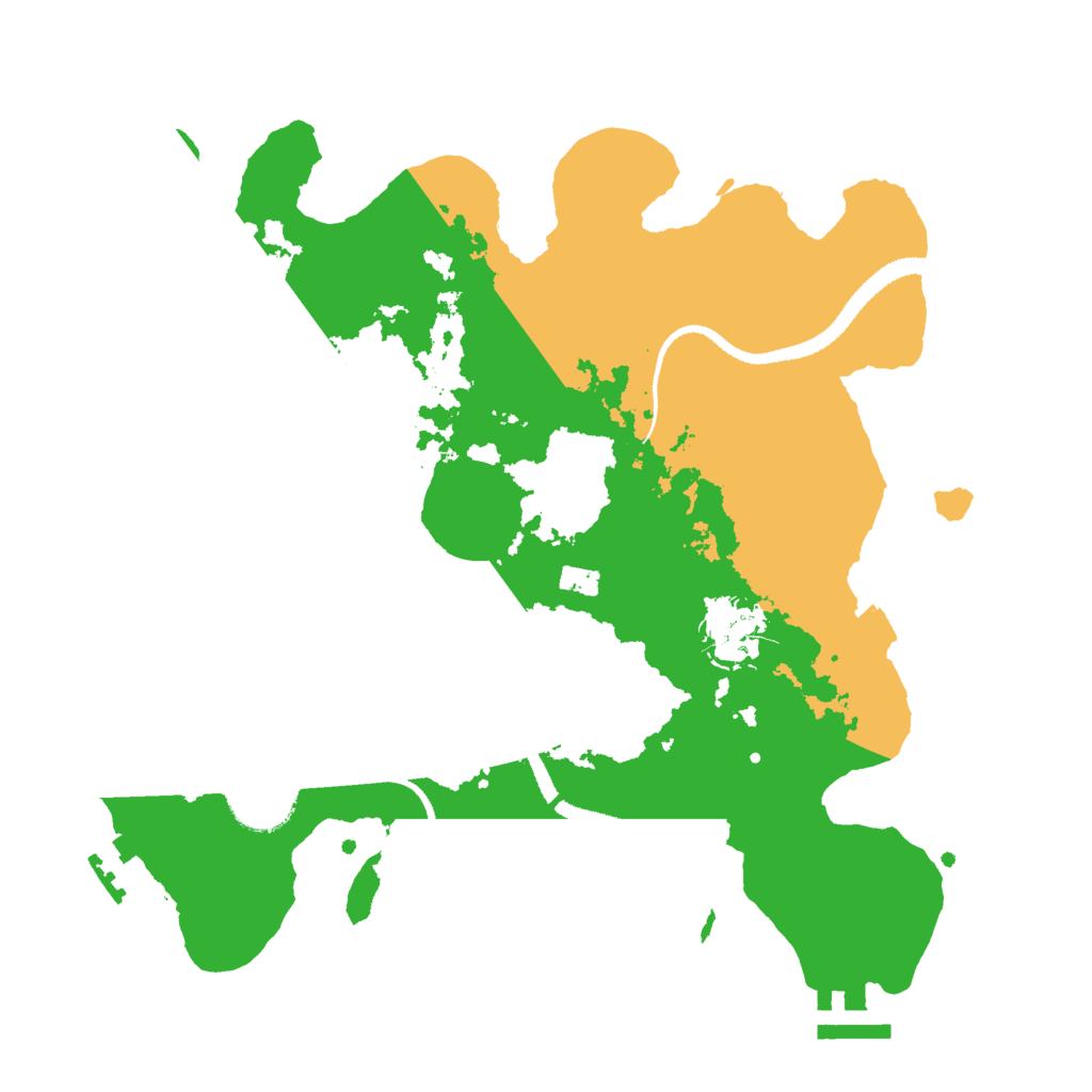 Biome Rust Map: Procedural Map, Size: 3000, Seed: 1010279077