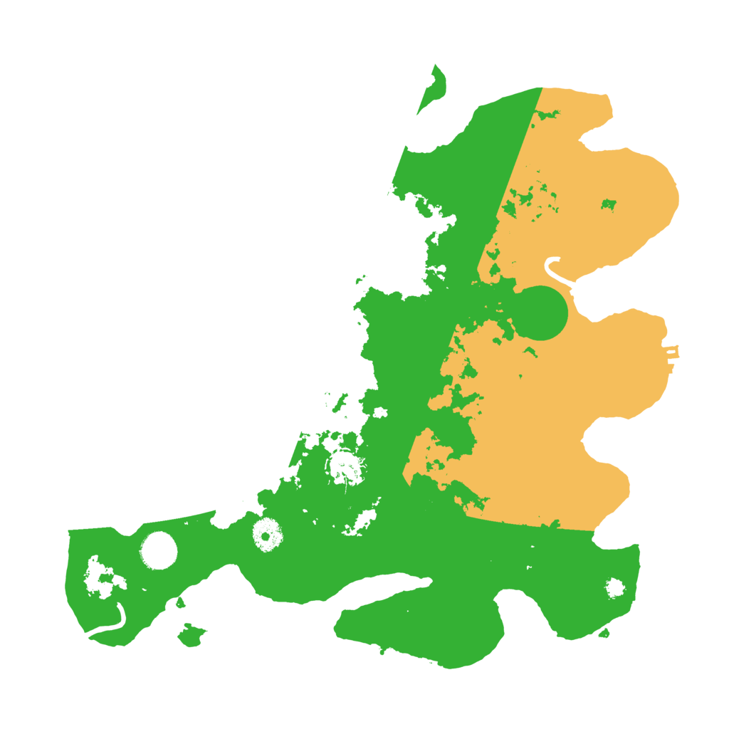 Biome Rust Map: Procedural Map, Size: 3500, Seed: 1793457888