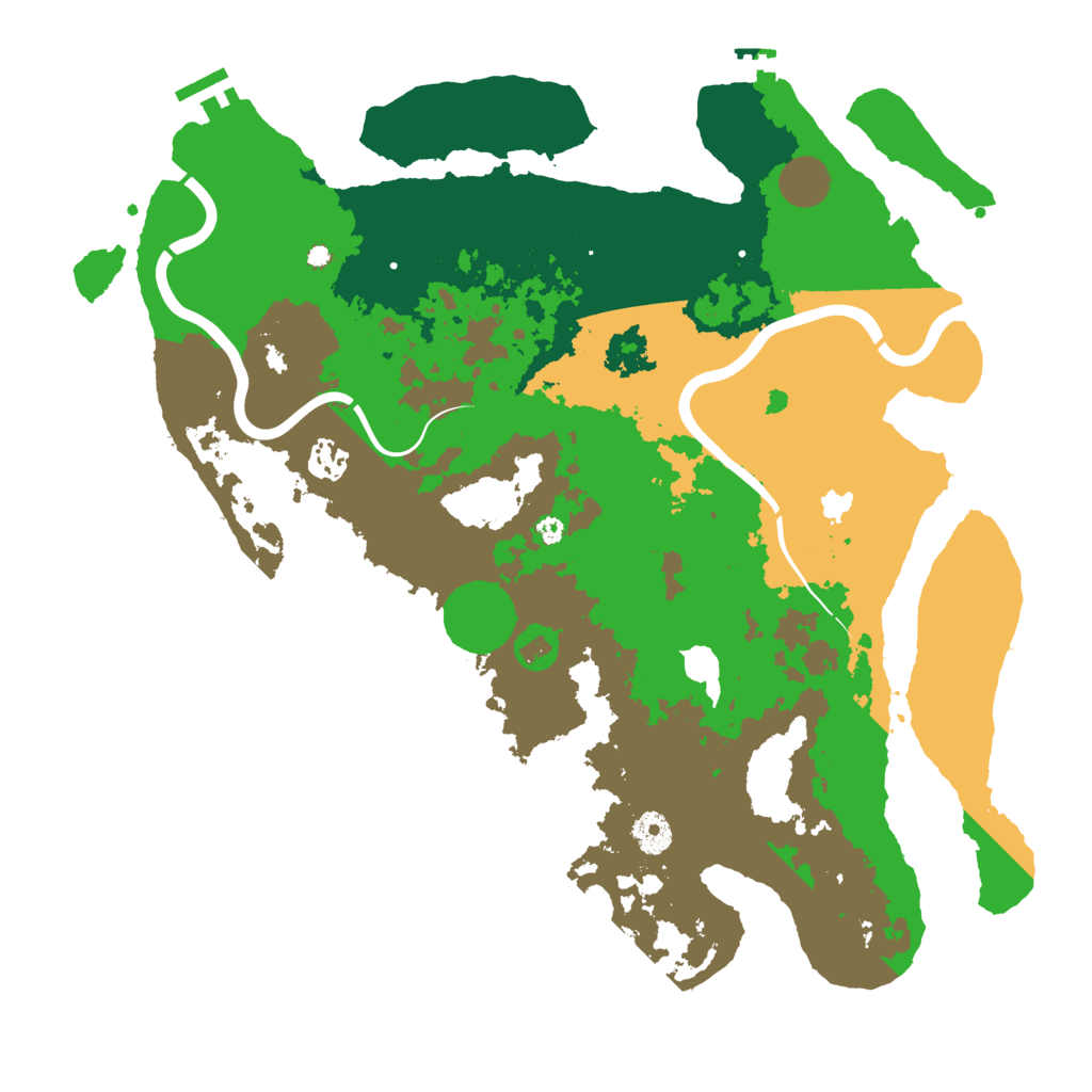 Biome Rust Map: Procedural Map, Size: 4000, Seed: 67899170