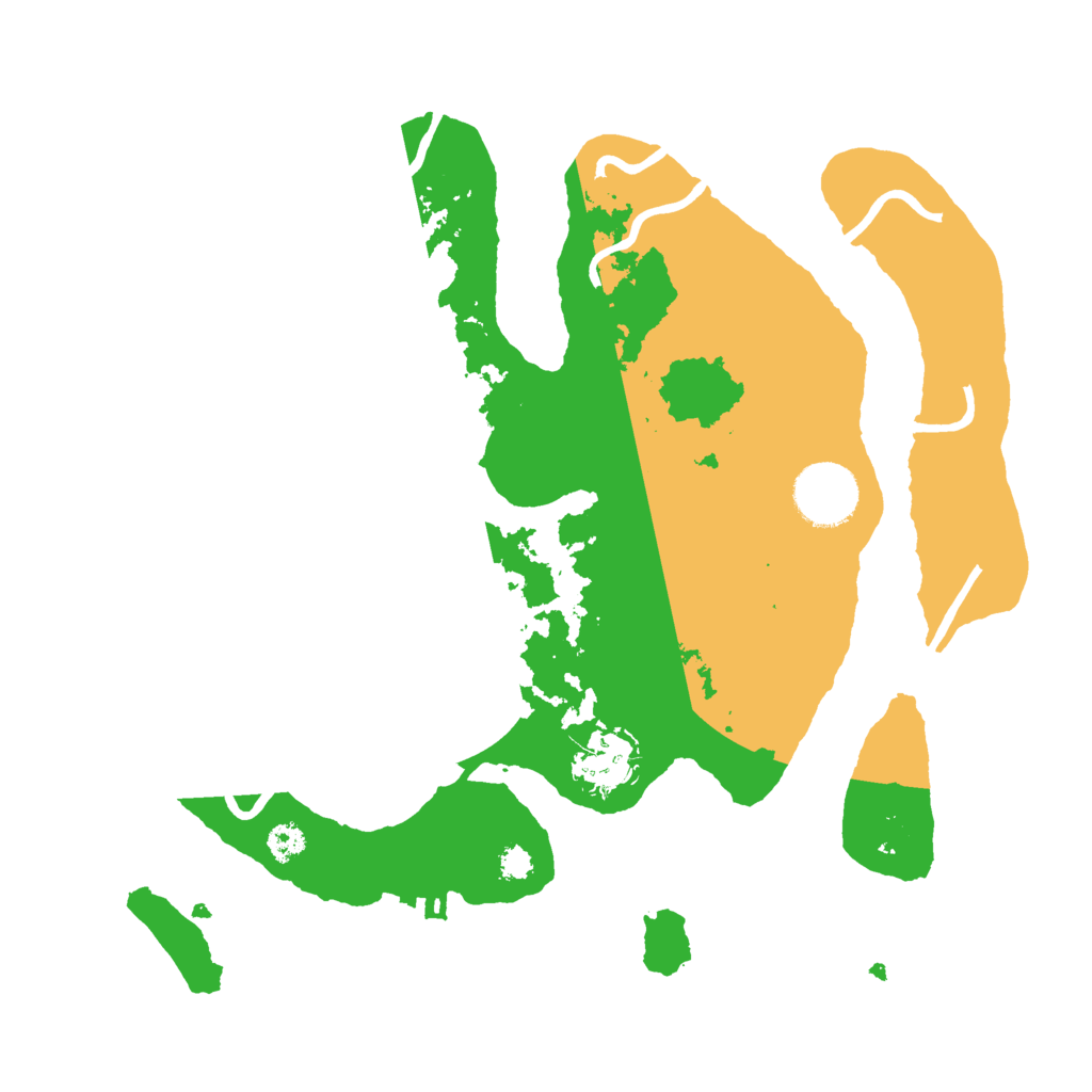 Biome Rust Map: Procedural Map, Size: 3000, Seed: 48759