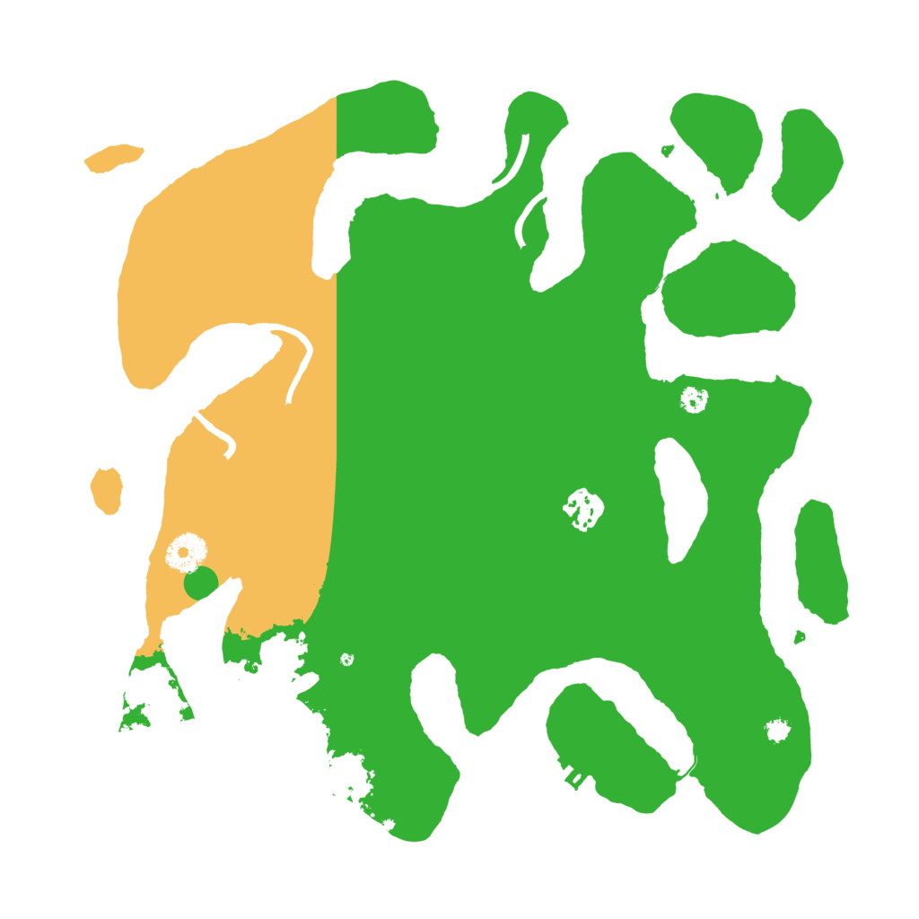 Biome Rust Map: Procedural Map, Size: 3500, Seed: 643056