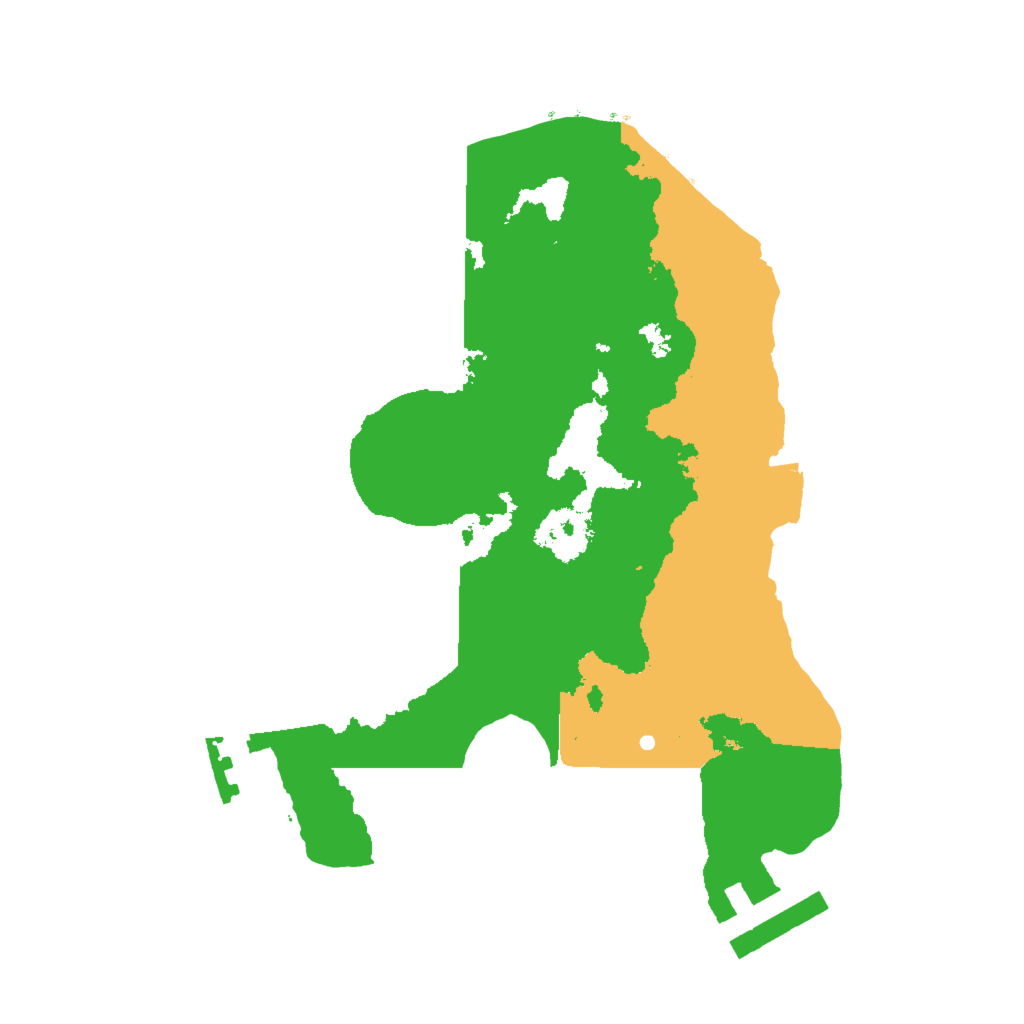 Biome Rust Map: Procedural Map, Size: 2000, Seed: 991210954