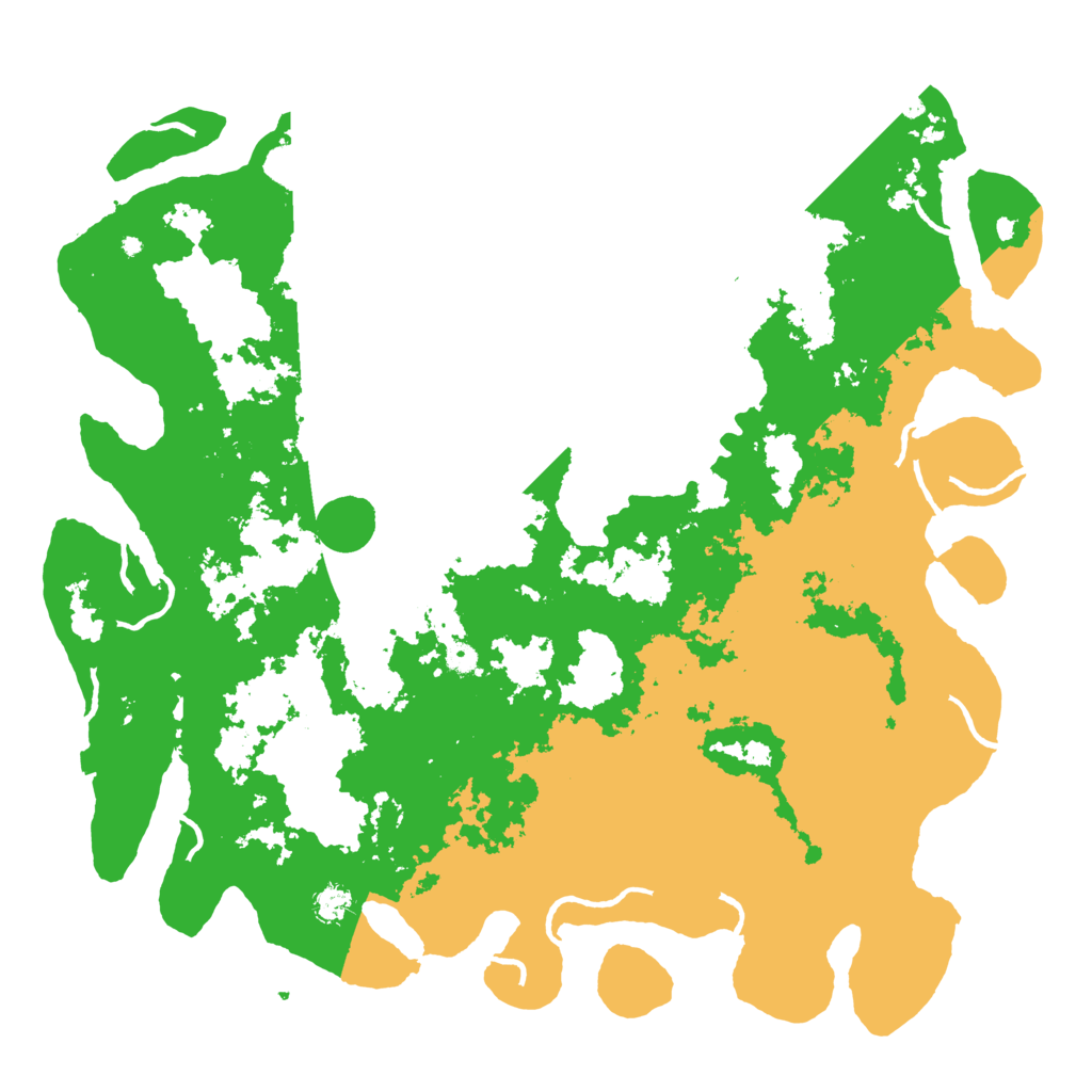 Biome Rust Map: Procedural Map, Size: 5250, Seed: 2000