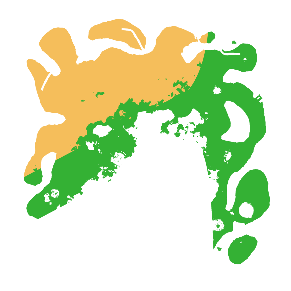 Biome Rust Map: Procedural Map, Size: 3500, Seed: 673875