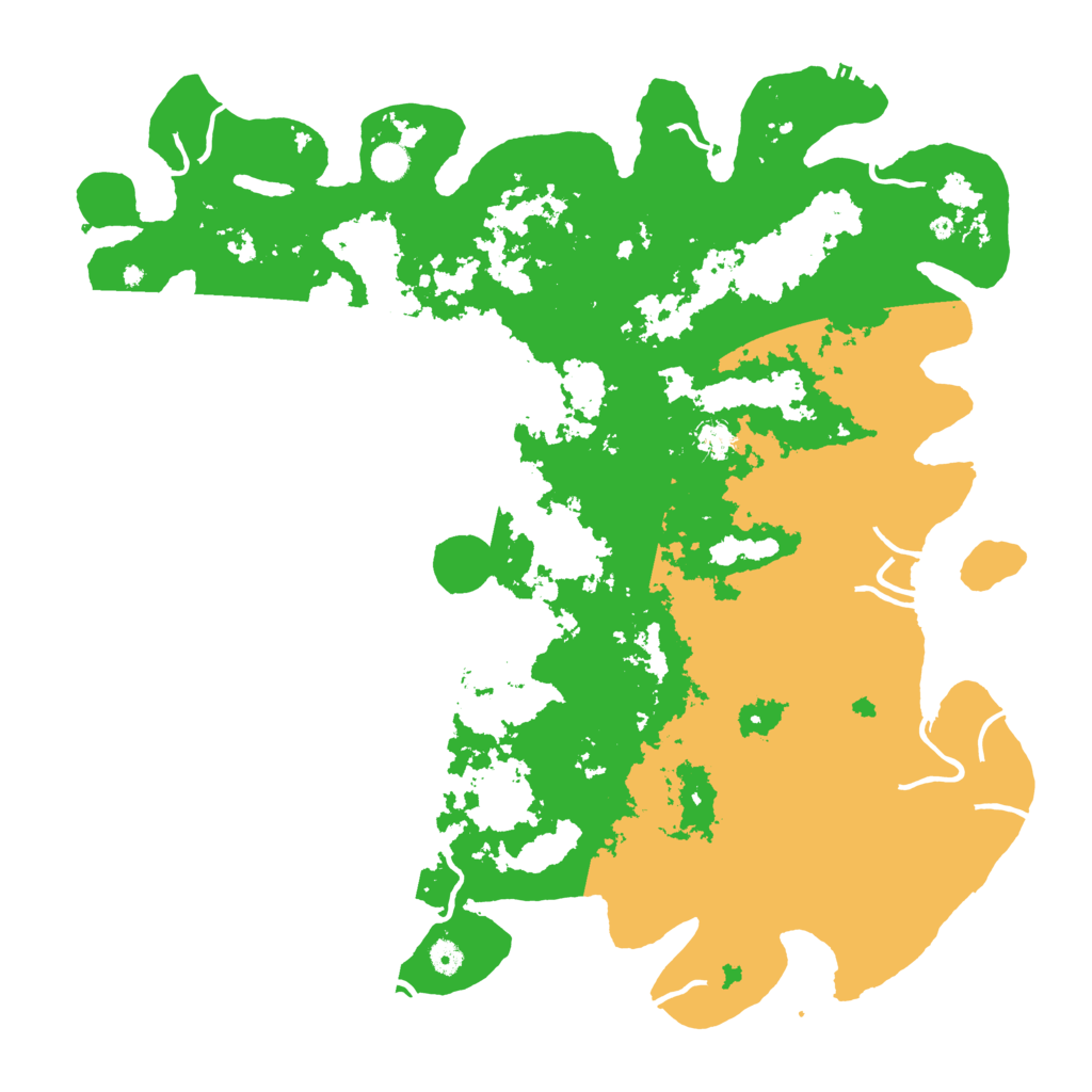 Biome Rust Map: Procedural Map, Size: 5000, Seed: 2647