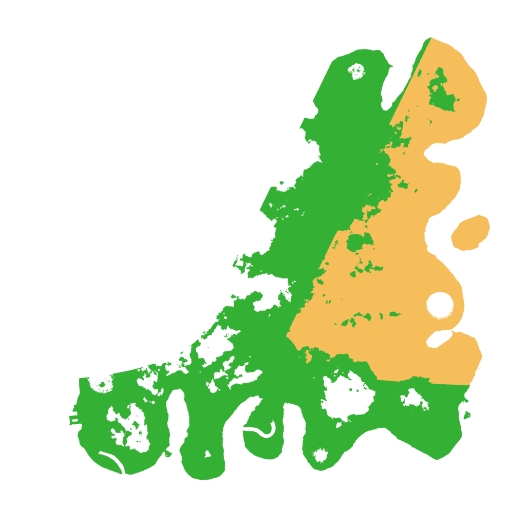 Biome Rust Map: Procedural Map, Size: 3500, Seed: 1000707