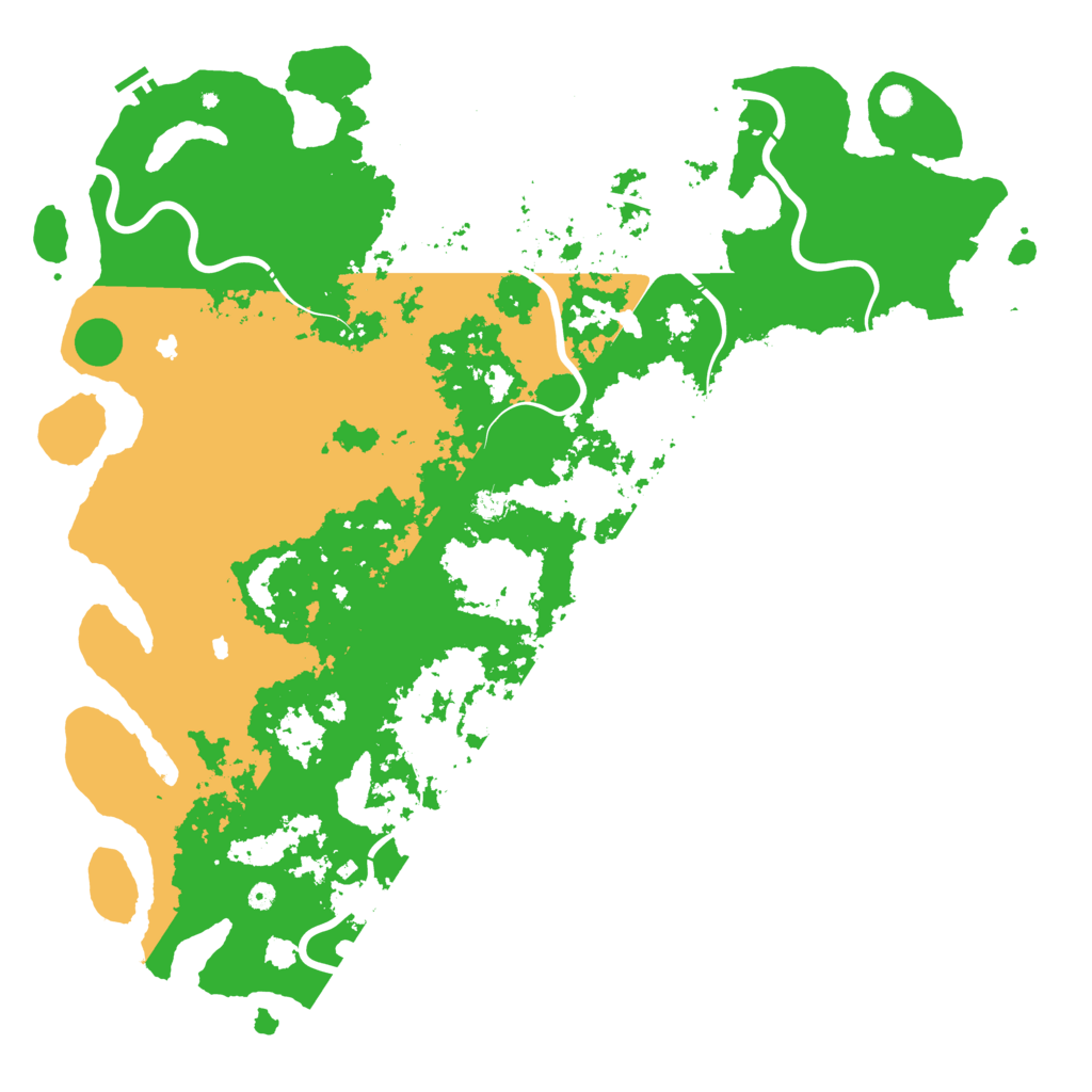 Biome Rust Map: Procedural Map, Size: 6000, Seed: 162021