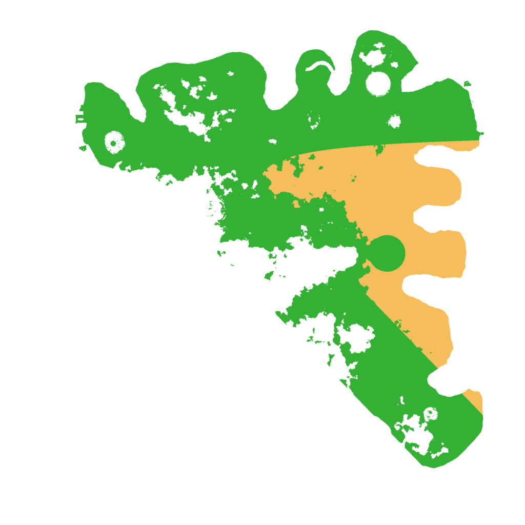 Biome Rust Map: Procedural Map, Size: 3800, Seed: 26055253