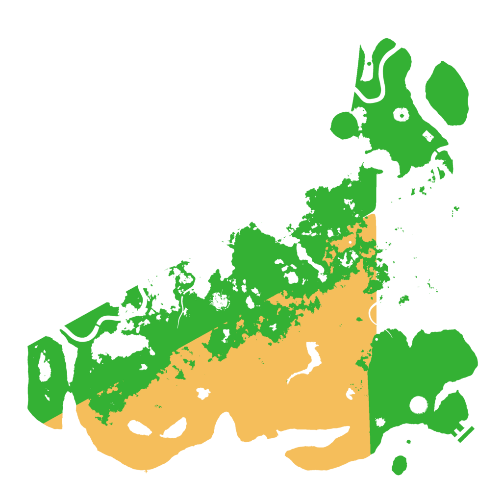 Biome Rust Map: Procedural Map, Size: 5000, Seed: 400400400